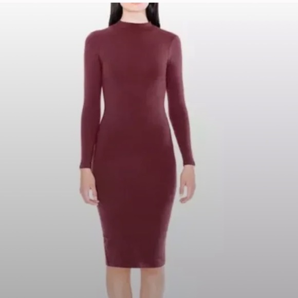 American Apparel open back body con dress in “wine” - Picture 1 of 4